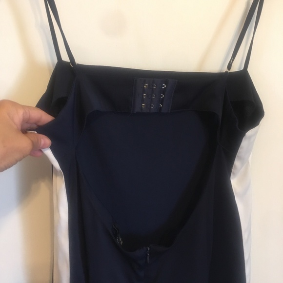 Dresses & Skirts - Blue , white strip backless